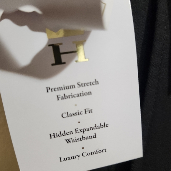 NWT Haggar premium stretch suit separate pants black classic fit size 40‎ - Picture 8 of 14